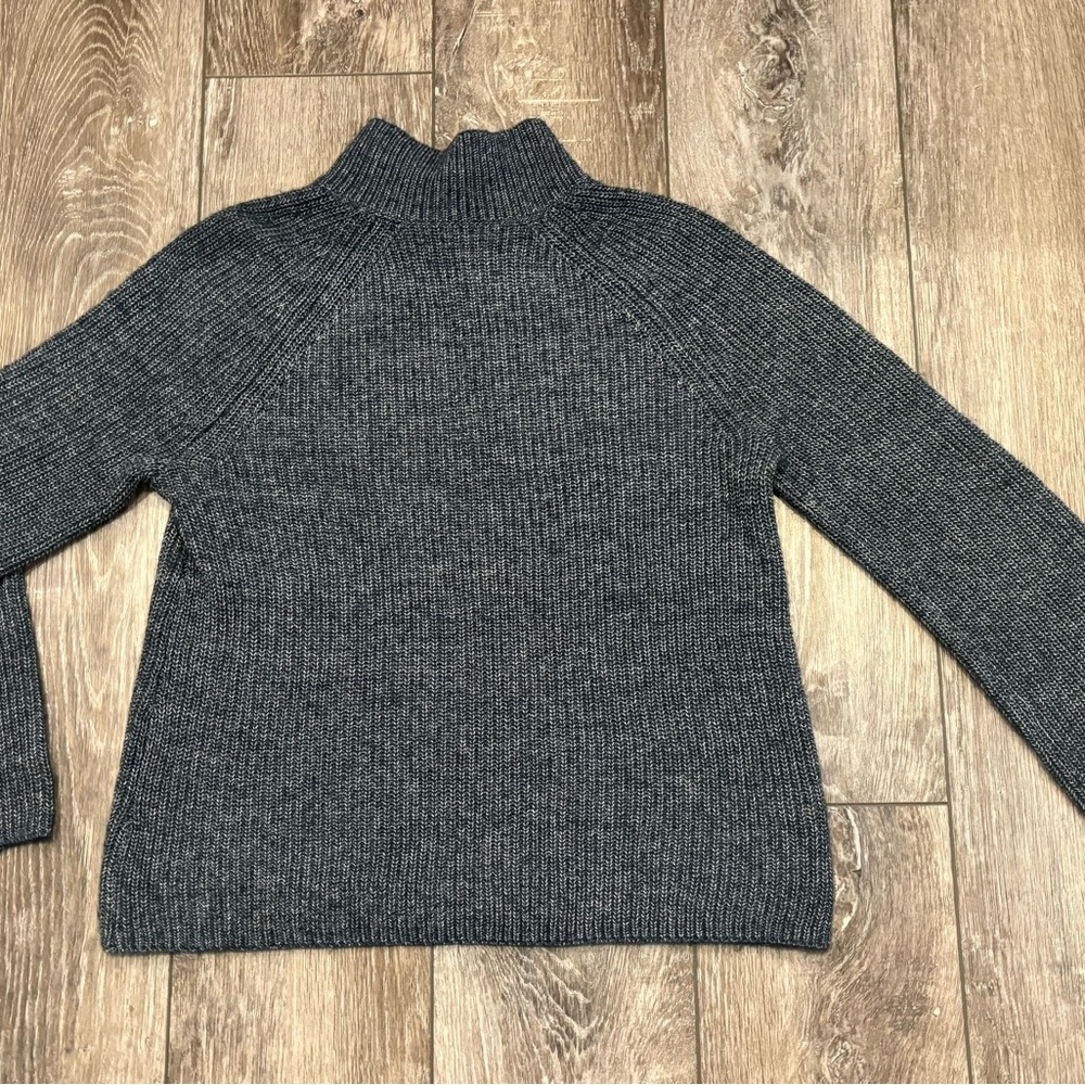 LOFT Marled Knit Mock Turtleneck Sweater- Size XS - Picture 5 of 7